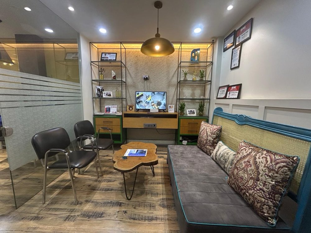 Client consultation room at MGR WealthPro